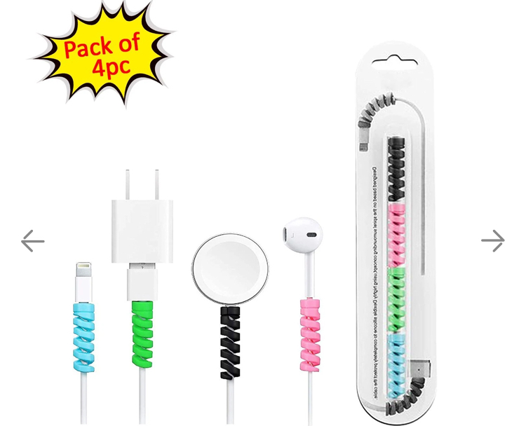 Spiral Charger Spring Cable Protector Data Cable Saver - Image 2