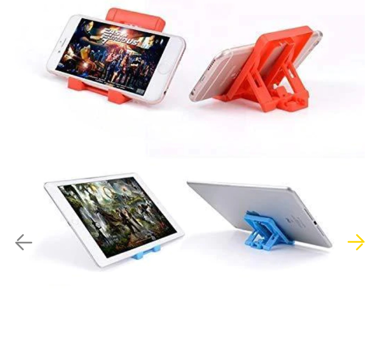 Adjustable 4 Steps Foldable Mobile Stand Holder (1 pc) (no box)