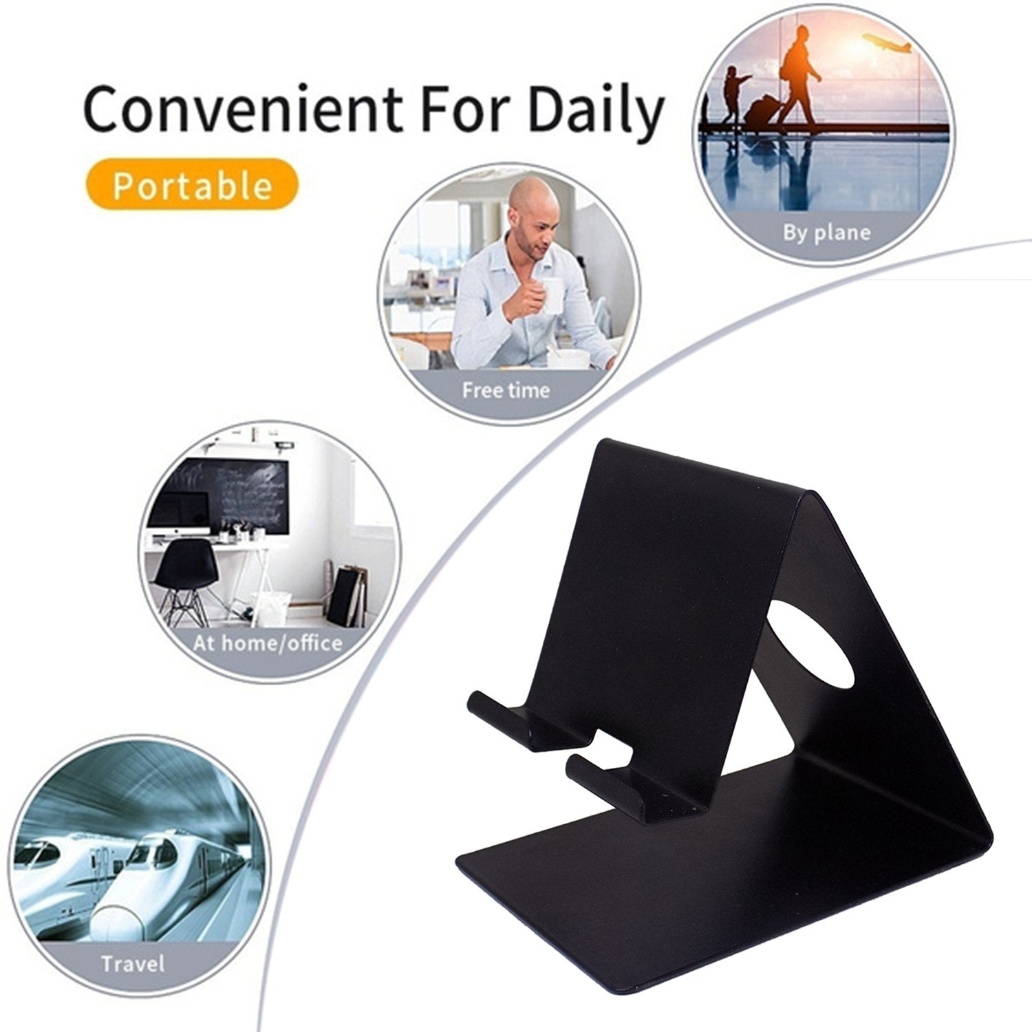 Metal Stand Holder for Mobile Phone and Tablet - Image 2