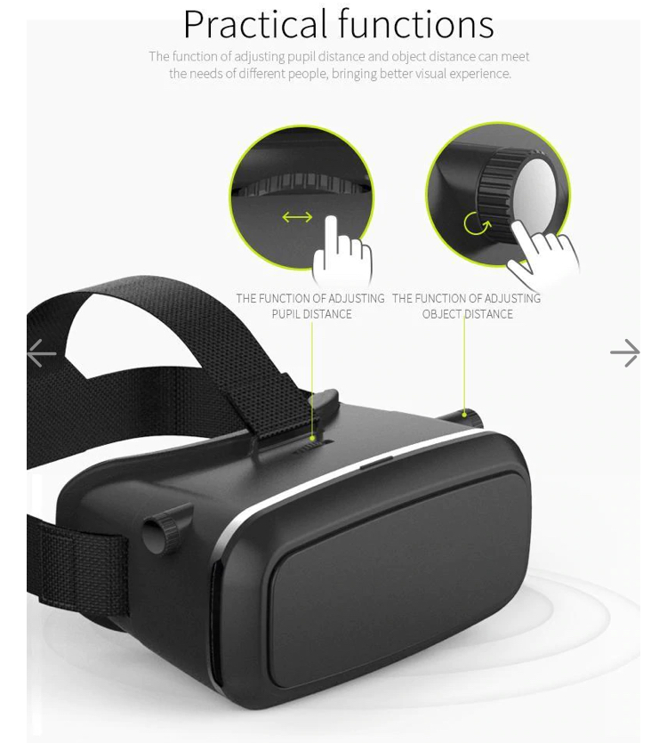 VR Pro Virtual Reality 3D Glasses Headset