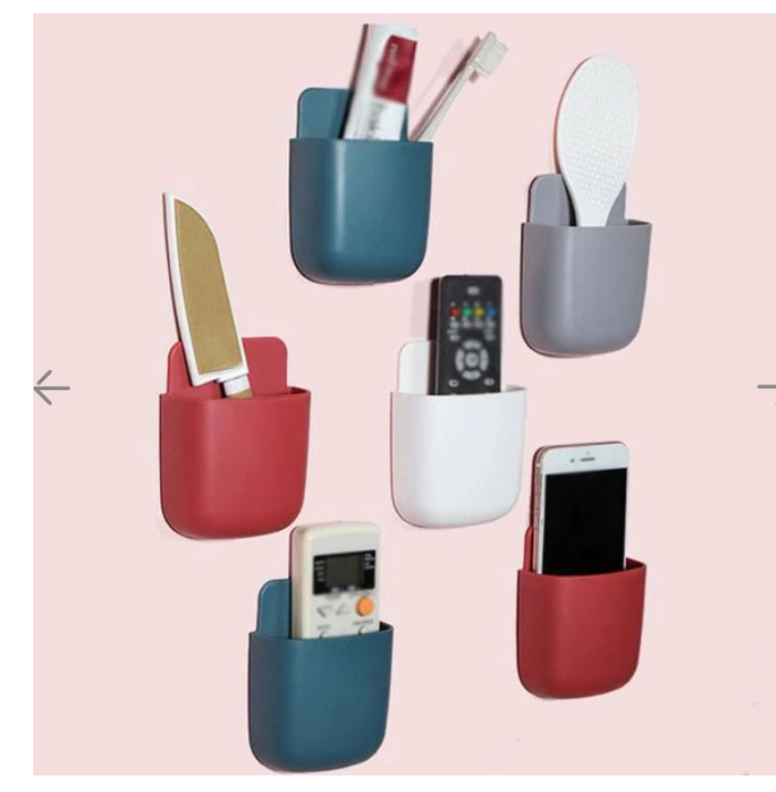 Wall Mounted Storage Box Remote Storage Organizer Case (Multicolour) - Image 2