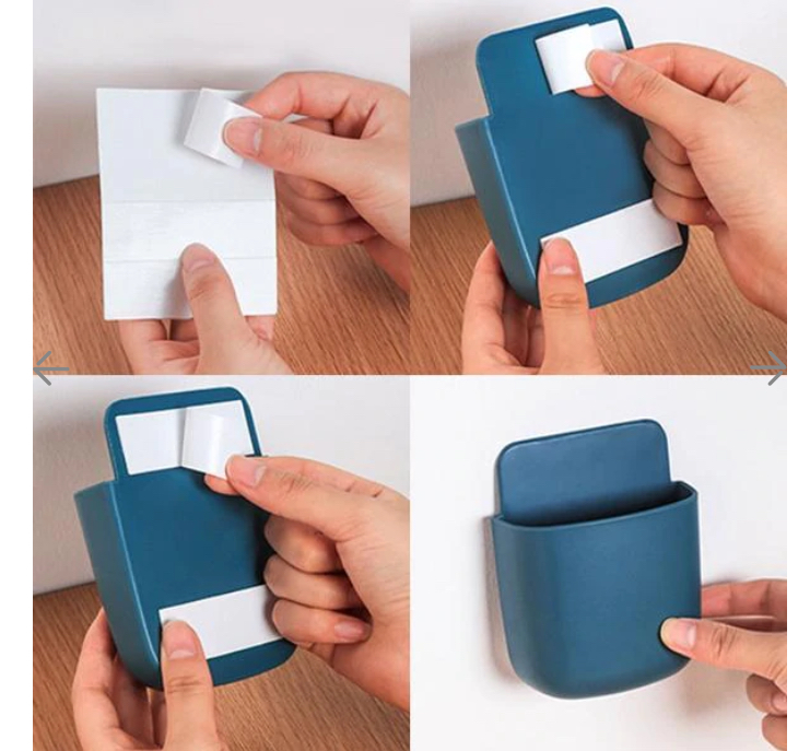 Wall Mounted Storage Box Remote Storage Organizer Case (Multicolour)